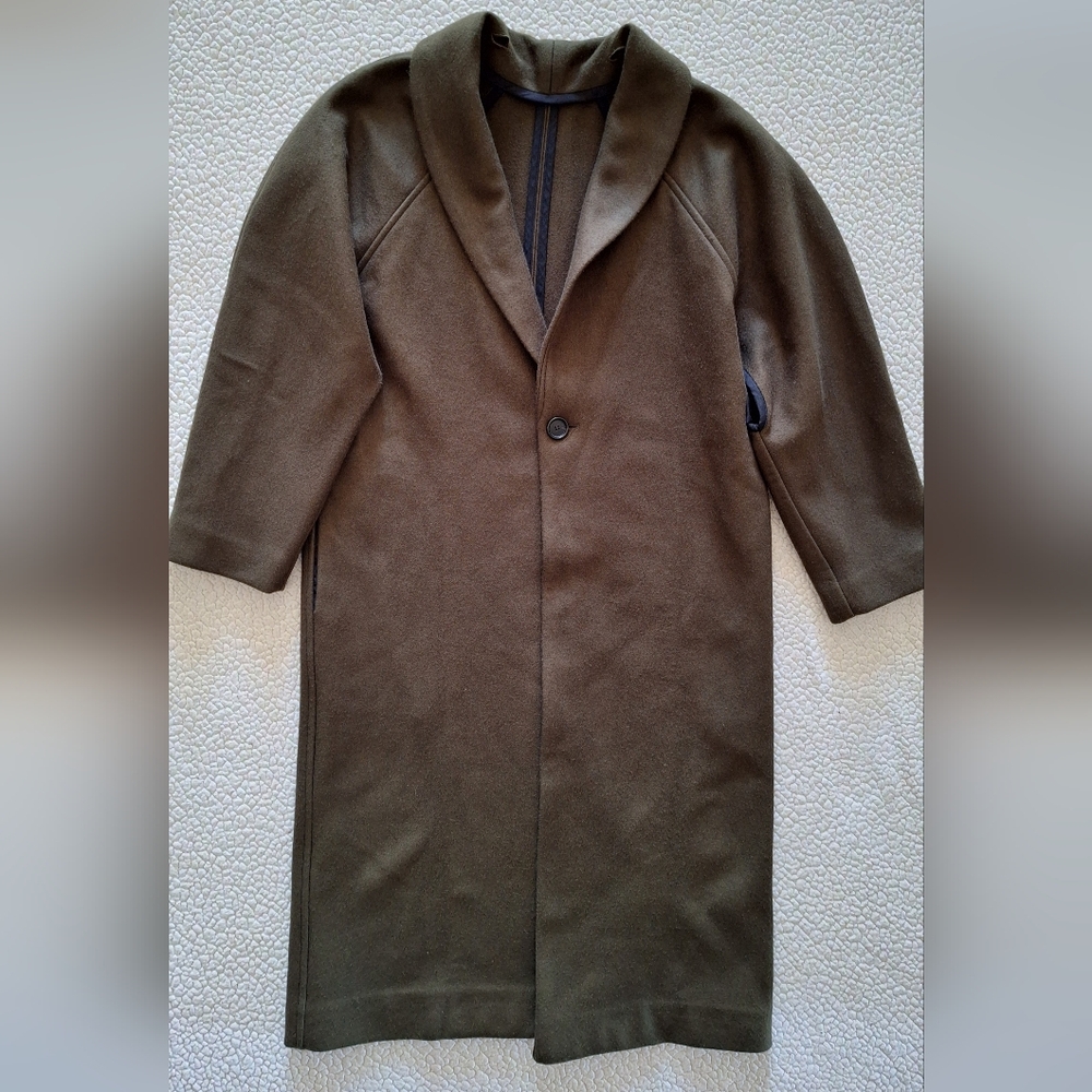 ZANKOV Women's Julien Oversize 100% Wool Coat In Brown XS/S US 2 - 4 Org $1,995 - Picture 13 of 16